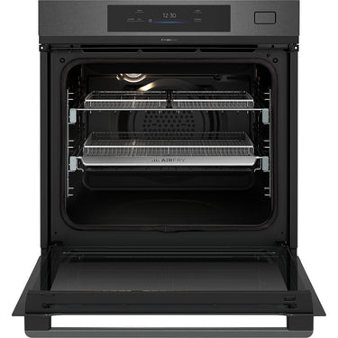 Factory second Westinghouse 60cm Pyrolytic Steam & AirFry Built-In Oven – Dark Stainless Steel